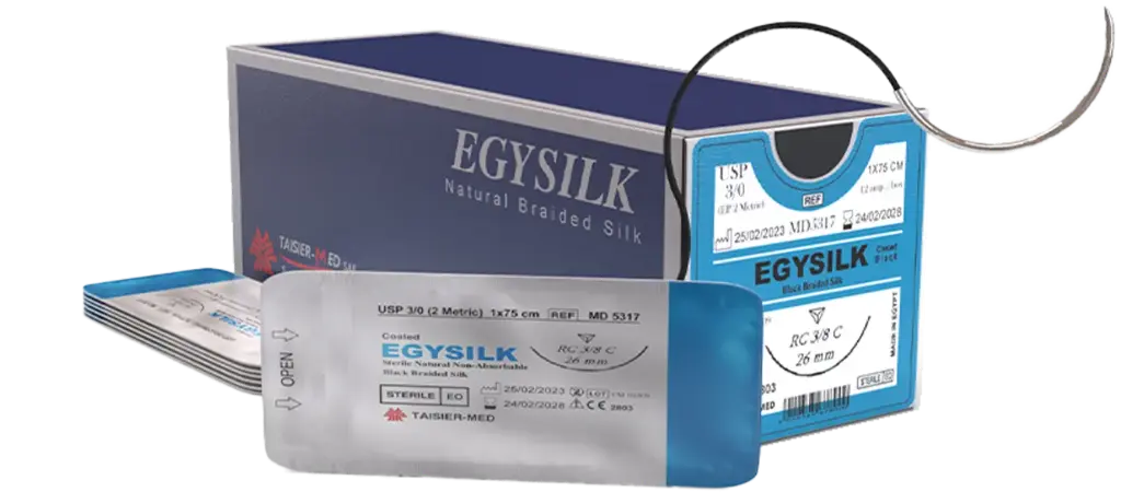 خيوط ايجي سلك EGYSILK NATURAL BRAIDED SILK